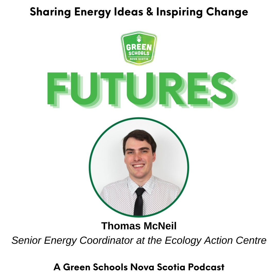 We're back with another episode of Green Schools Nova Scotia's FUTURES podcast! We recently got to chat with Thomas McNeil, a Senior Energy Coordinator for the Ecology Action Centre about his project to bring electric school buses to Nova Scotia! Check the link in our bio!