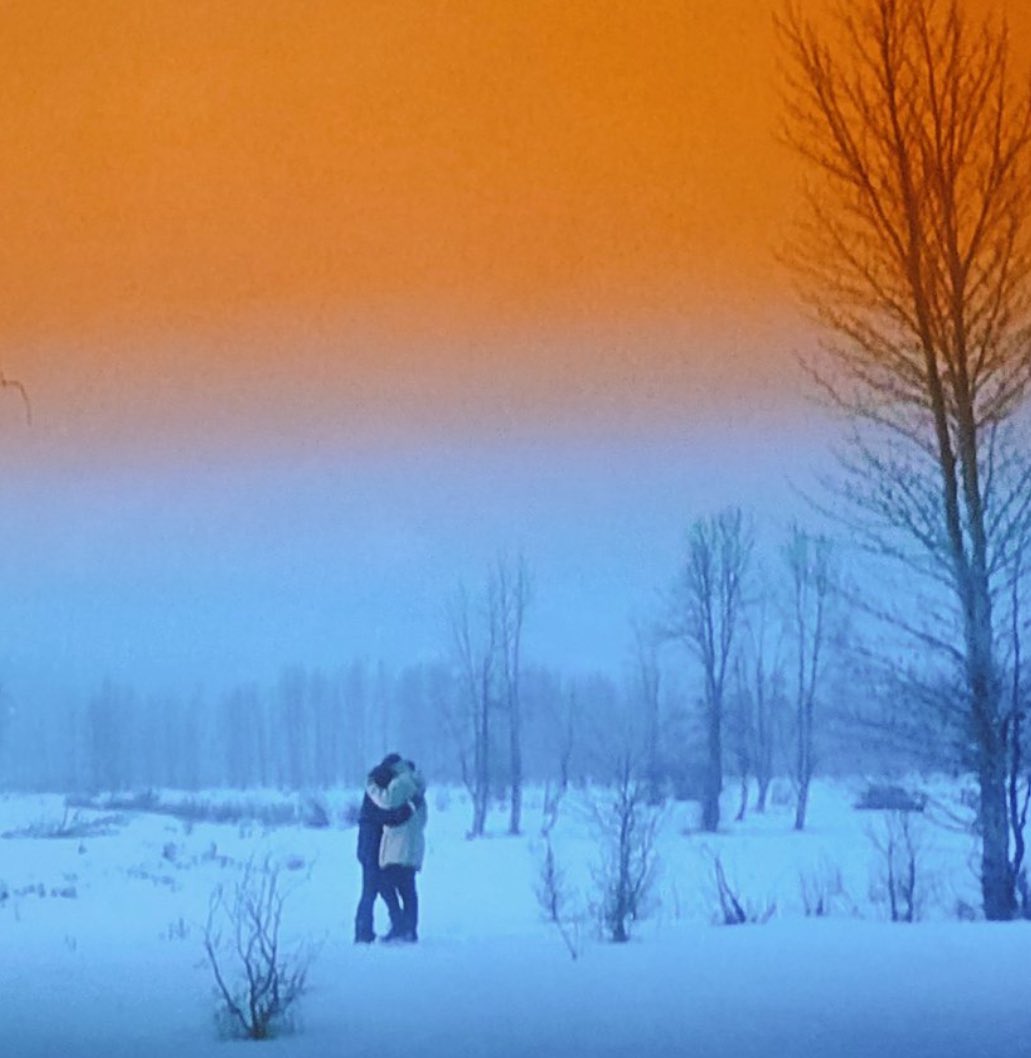 I love this shot of #Maggie&Joel two star crossed loves meeting and saying goodbye.  It also captures one of #NoEx ‘s greatest features, and pretty new to TV (at the time); landscape as character #northernexposure @janineturner @amazonprime