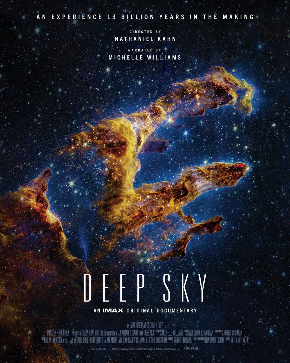 IMAX REACHED OUT TO ME AND GAVE ME 10 TICKETS FOR DEEP SKY TO GIVE AWAY!! to enter the giveaway you must: • follow me on twitter and ig (ig linked below) • like and retweet this • tag someone you want to see deep sky with! i’ll randomly choose 10 winners in a week, good luck!