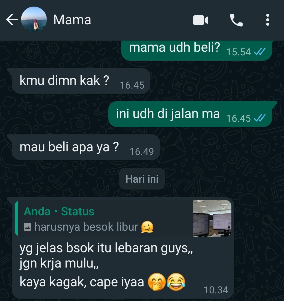 diroasting temen ❌️ diroasting mama ✅️