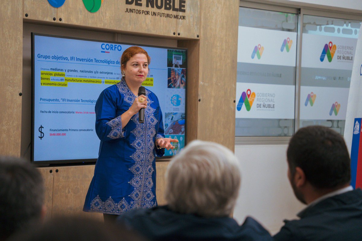 goredenuble's tweet image. 𝗨𝗻𝗶𝗱𝗮𝗱 𝗱𝗲 𝗮𝘁𝗿𝗮𝗰𝗰𝗶ó𝗻 𝗱𝗲 𝗶𝗻𝘃𝗲𝗿𝘀𝗶𝗼𝗻𝗲𝘀 𝗲𝗻 Ñ𝘂𝗯𝗹𝗲
💵Son $3.500 millones que el @goredenuble pone a disposición para atraer inversiones a Ñuble a través de @CorfoNuble, con un cofinanciamiento de hasta un 30% de un proyecto de máximo US$ 2 millones.