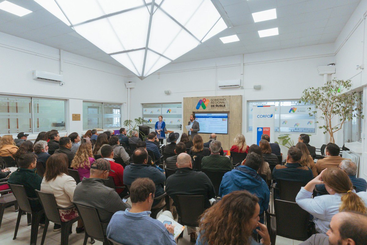 goredenuble's tweet image. 𝗨𝗻𝗶𝗱𝗮𝗱 𝗱𝗲 𝗮𝘁𝗿𝗮𝗰𝗰𝗶ó𝗻 𝗱𝗲 𝗶𝗻𝘃𝗲𝗿𝘀𝗶𝗼𝗻𝗲𝘀 𝗲𝗻 Ñ𝘂𝗯𝗹𝗲
💵Son $3.500 millones que el @goredenuble pone a disposición para atraer inversiones a Ñuble a través de @CorfoNuble, con un cofinanciamiento de hasta un 30% de un proyecto de máximo US$ 2 millones.