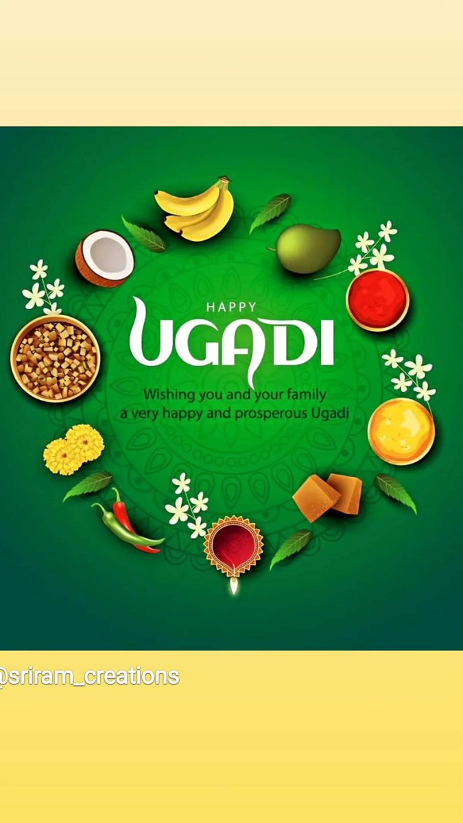 Let this festive brings ton of positivity and success to you all wishing #happyugadi🎋🌾💐 to you and your family