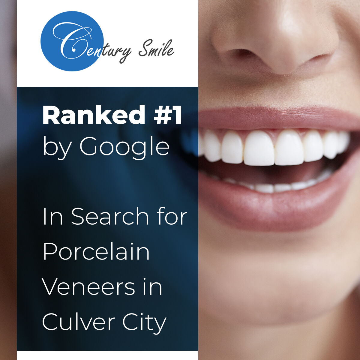 Get the BEST smile ever! 

bit.ly/44wX9U5

#porcelainveneers #invisalign #braces #dentalimplants #teethwhitening #toothextraction #dentalexam #teethcleaning #rootcanal #wisdomteethremoval #dentist #DrMaryamTalaie #CenturySmileDental