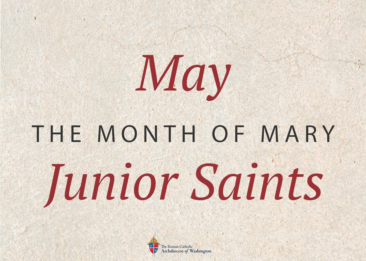 For #ADWJuniorSaints in May, students are invited to draw a picture of Mary or their own mother, and write about what they admire about her. Drawings and writings should be emailed to Mark Zimmermann, the editor of @CathStandard, at ZimmermannM@adw.org by April 24th!