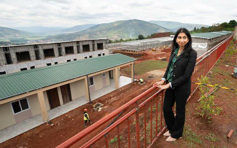 The Times and Telegraph are falsely reporting that the homes Suella Braverman visited in Kigali, Rwanda were earmarked for deportee's and have been sold to locals.

They were never for deportee's the building site was always for locals and had no link to the UK at all.