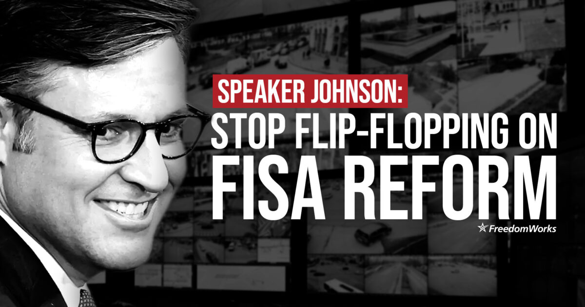 🚨 DON’T LET SPEAKER JOHNSON SELL-OUT YOUR FOURTH AMENDMENT RIGHTS! #GetAWarrant Contact @SpeakerJohnson now to demand accountability on FISA reform! #FixFISA #ampFW ➡️ hubs.ly/Q02sgWBy0