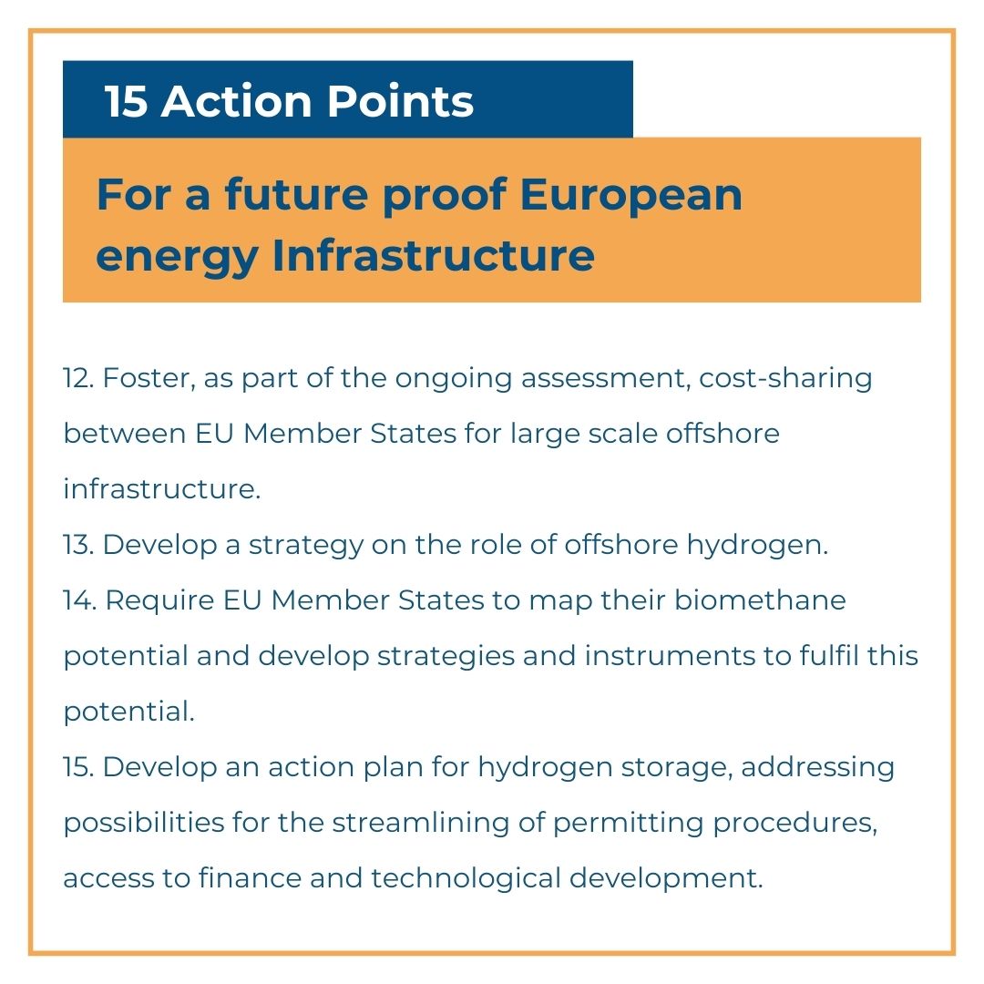 Today, @MinisterieEZK, @AutoriteitCM, and @netbeheerNL jointly presented a non-paper outlining 15 priorities for a future proof integrated European Energy Infrastructure.⤵️