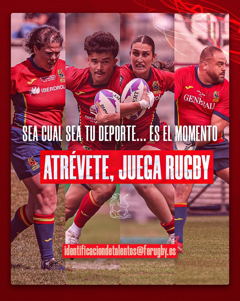 𝐀𝐓𝐑𝐄́𝐕𝐄𝐓𝐄, juega RUGBY🏉 #LoQueNosUne