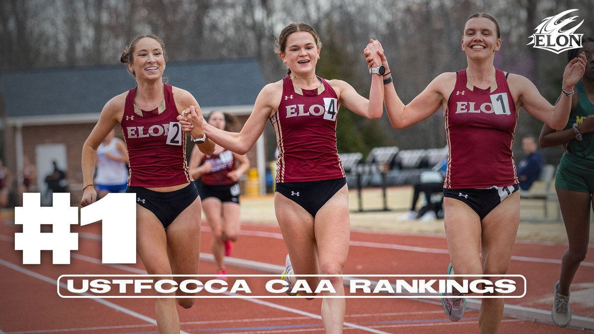 We have a long way to go, but we sit atop the CAA heading into the weekend according to the USTFCCCA conference rankings! #PhoenixRising