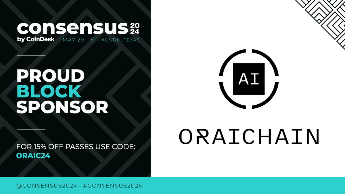 Texas, here we come for #Consensus2024! 🚀 💥 We're thrilled to be an official sponsor of @consensus2024 in May 29-31! 🤝 Join us for mind-blowing talks, exclusive events, and connecting with the hottest #Web3, crypto, and blockchain communities. 🌟 Score 15% off tickets! Use…