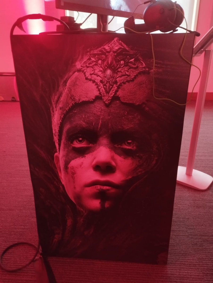I can vouch for Senua 'looking sounding & feeling authentic' powerful words from Eddy during the panel discussion #Hellblade: A Journey of the Mind - @PaulPcf22 chairs a panel linking how art, science & lived experience collide & combine to co-produce @NinjaTheory #Hellblade2