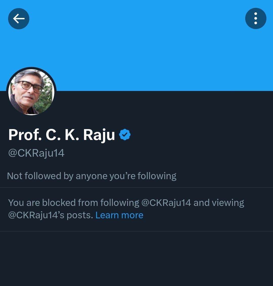 Bad mouthing professor indeed but blocking others for just questioning. People relying on his research must be cautious as his habit - of proclaiming things w/o basic understanding of History, tradition and Sanskrit - is atrocious.