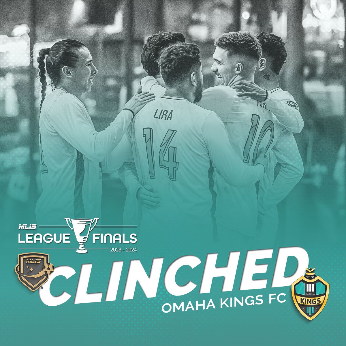 @omahakingsfc 🤝 2023-24 MLIS League Finals

Tune in Friday at 7:30 PM CST to watch the Kings take on the @MustangsSoccer in the semi finals.

#mlis #indoorsoccer #professionalindoorsoccer