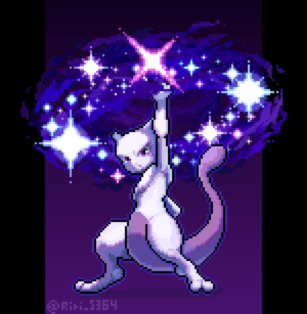 Hello, #PortfolioDay ! 
I am Riri and I like to make detailed pixelart(mostly fanart)! :>