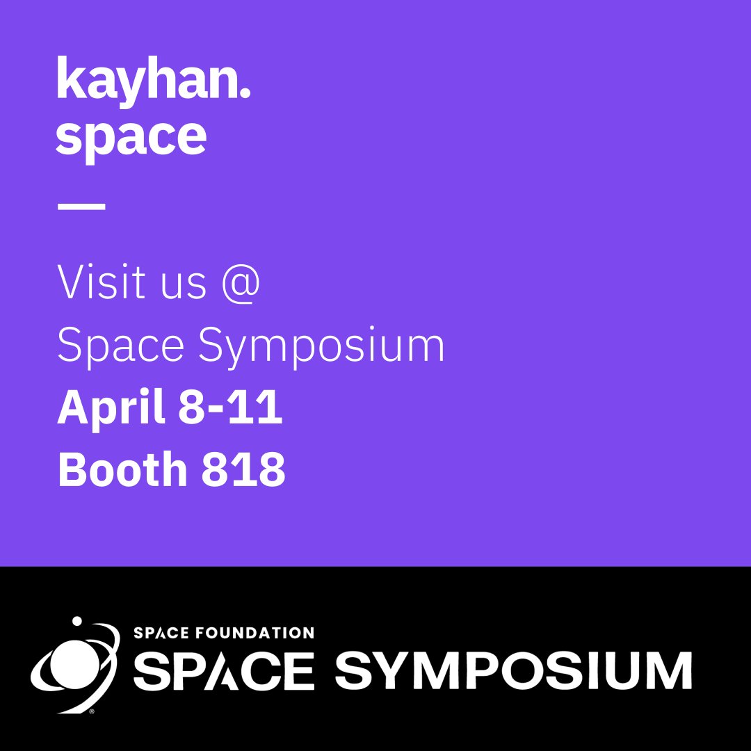 We can’t wait to see you at the 39th #SpaceSymposium hosted by @SpaceFoundation! Stop by booth 818 this week to discover how we’re revolutionizing space traffic coordination & space situational awareness with Pathfinder™ 🛰️