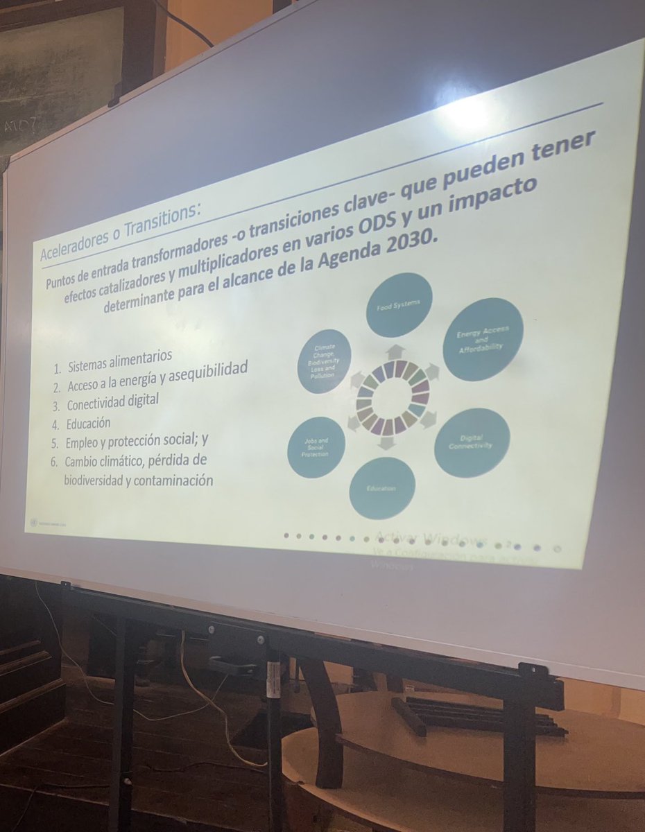 Nuestro Coordinador Residente ⁦@FJ_Pichon⁩ explica 6️⃣ áreas aceleradoras para el #desarrollosostenible impulsadas por @onu_es. Y analizamos otros posibles temas catalizadores dentro del contexto cubano. Juntos por el #desarrollosostenible de 🇨🇺🇺🇳 #ActuaAhora ⁦