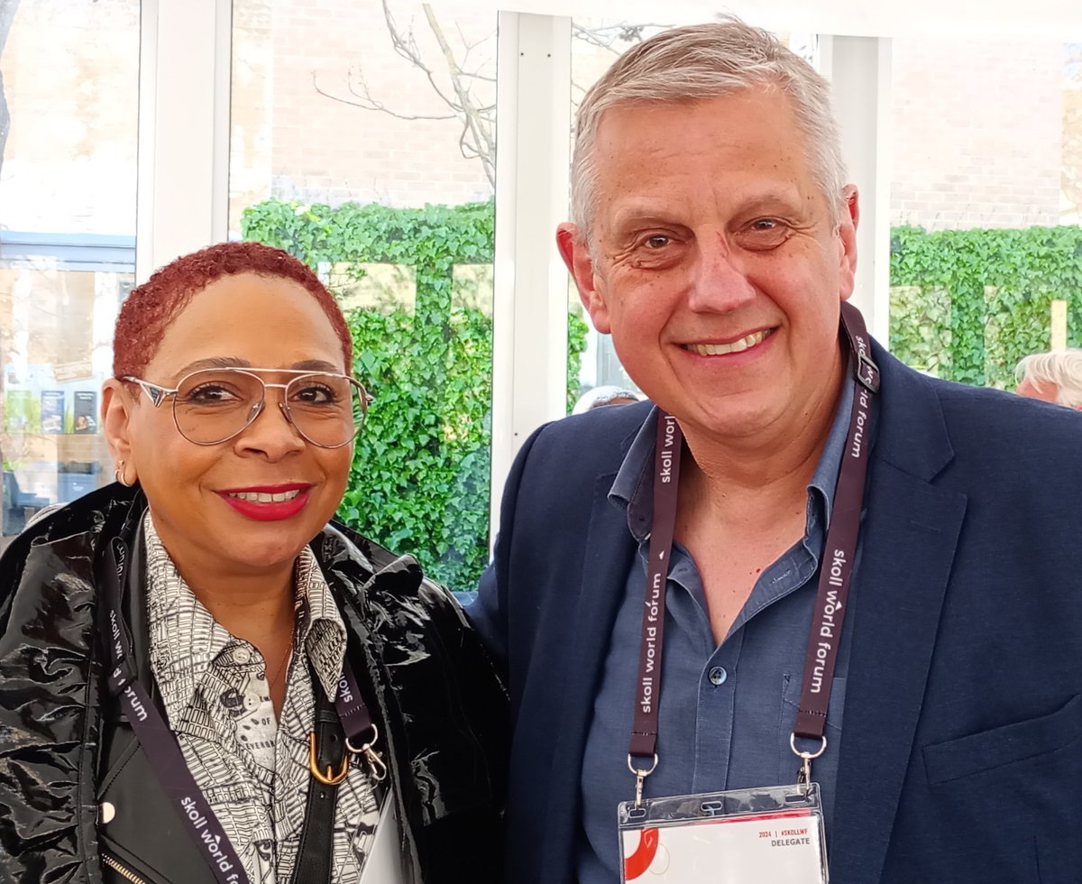 A great pleasure to meet the CEO of @TidesCommunity Janiece Evans-Page - a great partner for justice in the social sector working to build the power of historically excluded groups. #SkollWF