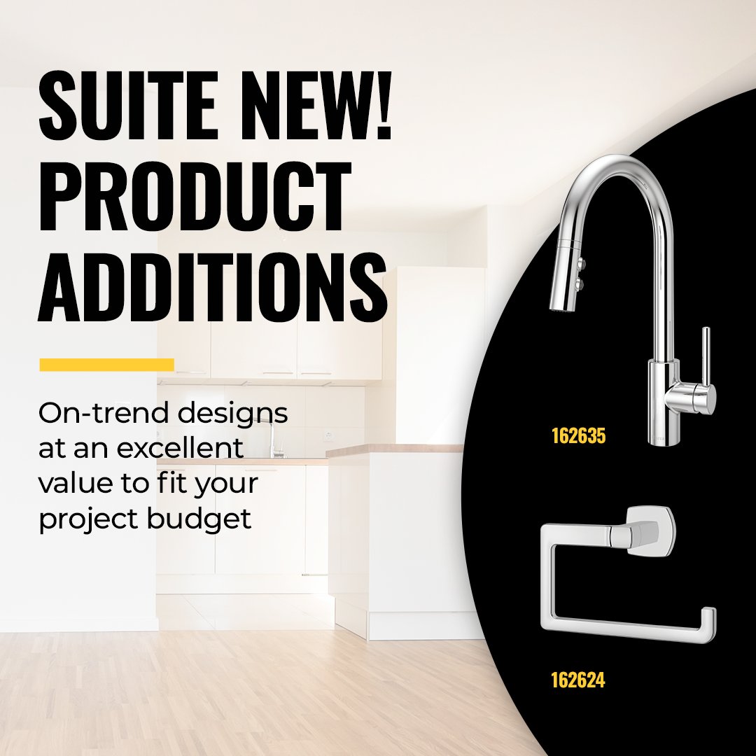 Revitalize suites with savings on timeless finishes! Promotion valid until April 30, 2024. Save now: hdsupplysolutions.ca/category/Speci… #plumbing #faucets #kitchen #bathroom #suite #suiteturns