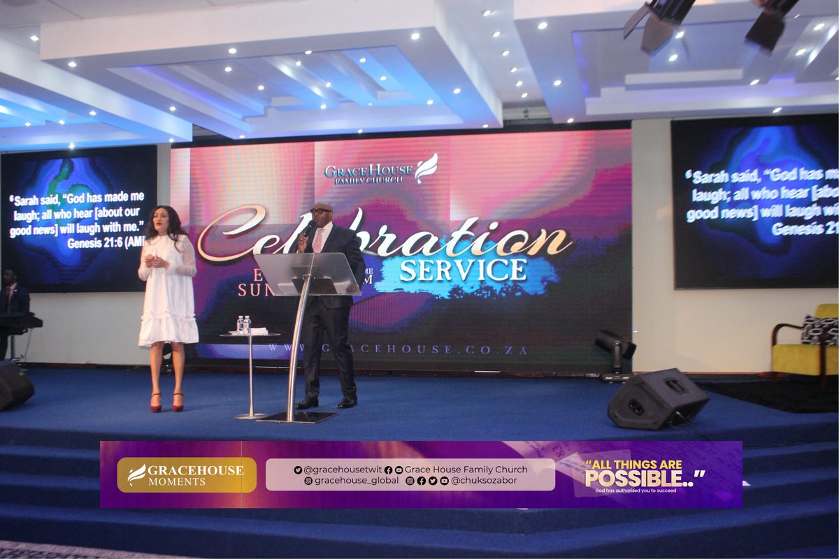 gracehousetwit's tweet photo. "Your destiny is chosen by God and decided by you. Decisions determine destiny." (Deuteronomy 30:19 NLT)@chuksozabor.#AllThingsArePossible2...Remarkable moments from last Sundays "Thanksgiving Celebration Service" @GraceHouse.
#GHFCService #TheOutpouring #RevivalNOW https://t.co/lVFxe3kf8i