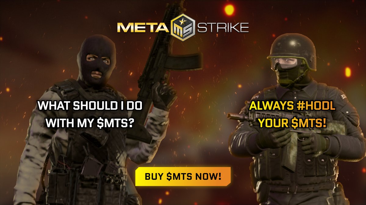 🚀Ready to take your $MTS to the moon? 📈Remember, patience is key!!! 💰Holding strong and watch your investment grow! ______________________ 📢 Join #Metastrike now! ✅Twitter: twitter.com/MetastrikeHQ ✅Telegram: t.me/MetaStrikeChat ✅Discord:…