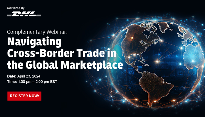 Join us for an exclusive webinar on Navigating Cross-Border Trade in the Global Marketplace and most recent developments from WTO. Don't miss out on valuable insights to boost your business across borders! 🌍💼 #CrossBorderTrade #GlobalMarketplace dhl.gl/3PPIfDf