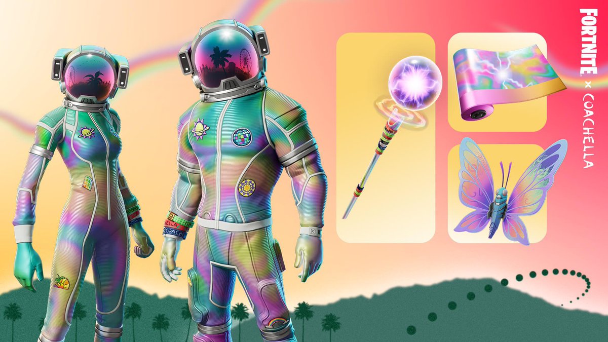 🏆 New Coachella Skin Giveaway 🏆

- Follow me with notis! 🔔

- Retweet! 🔁

Ends on release! ⏰
$PARAM $BUBBLE $MOJO $BEYOND $TRIP $PIXIZ #Fortnite #FortniteLeaks