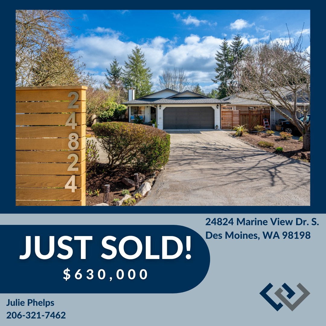 Just closed in Des Moines by Julie Phelps!
Congratulations🍾🎉 to all! Nice work!
 #allinforyou #justclosed #windermereburien #windermererealestate #windermere  #justsold #washingtonrealestate #sold #desmoineswa #desmoineswarealestate #saltwaterpark