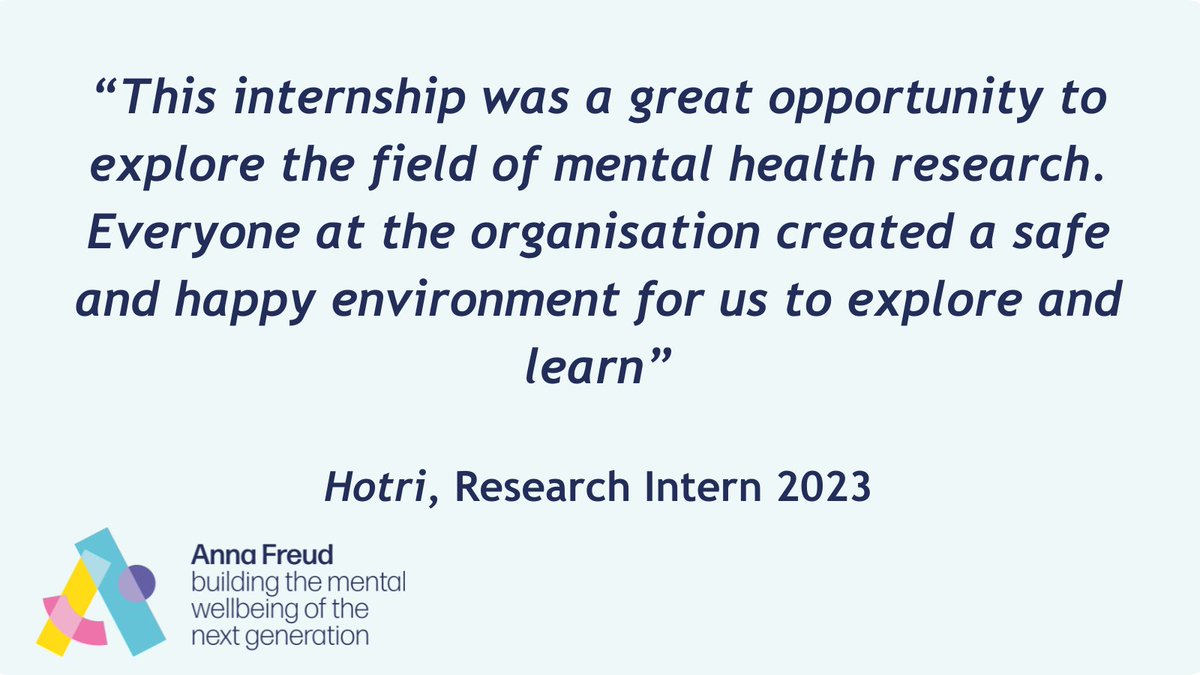 Applications for our Annual Research Internship Scheme 2024 are now open, providing five individuals with a funded three-month placement. Read our latest interns’ feedback 👇 and apply now: orlo.uk/lrxQR #internship #DiversityInResearch