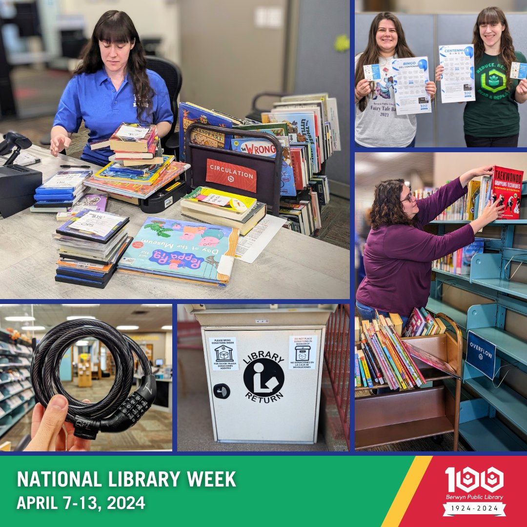Our Circulation team are the real MVPs - they check in mountains of books every morning, issue new library cards, and even collect books from the book drop when the library is closed! Don't forget to drop by and show them some love! #BPLibrary #NLW24