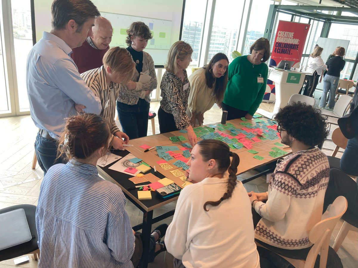 An action packed day for our second in-person session of Creative Boardroom: Collaborate4Climate in Dublin. Participants came together to 'define' their understanding & assessment of systems challenges 🔗creativefuturesacademy.ie/news/the-creat… #SharedIsland #Collaborate4Climate