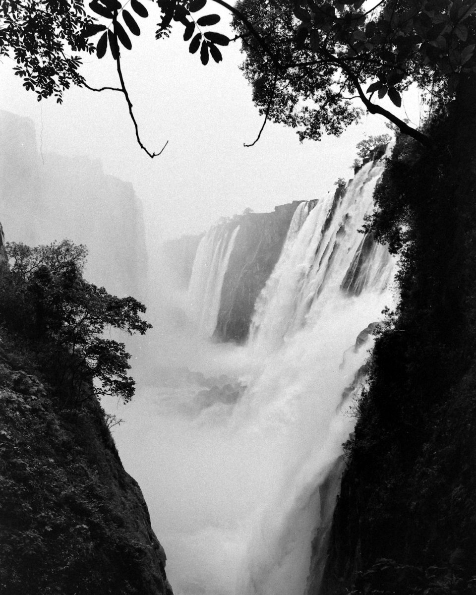 View of Victoria Falls on the Zambesi River in southern Africa, 1966. (📷 Priya Ramrakha/LIFE Picture Collection) #LIFEMagazine #LIFEArchive #VictoriaFalls #Africa #Nature #TravelTuesday #1960s