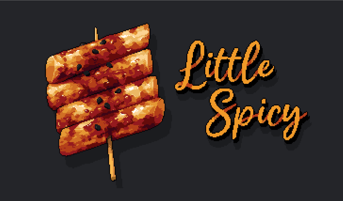 Little Spicy Rice Skewers!! #pixelart