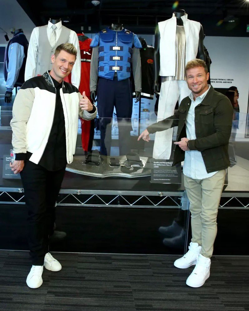 backstreetboys's tweet photo. Throwing it back to 2019 when we teamed up with @GRAMMYMuseum for this larger than life BSB exhibit! 🎵 #BSB30 https://t.co/0MJbkyCHJ9