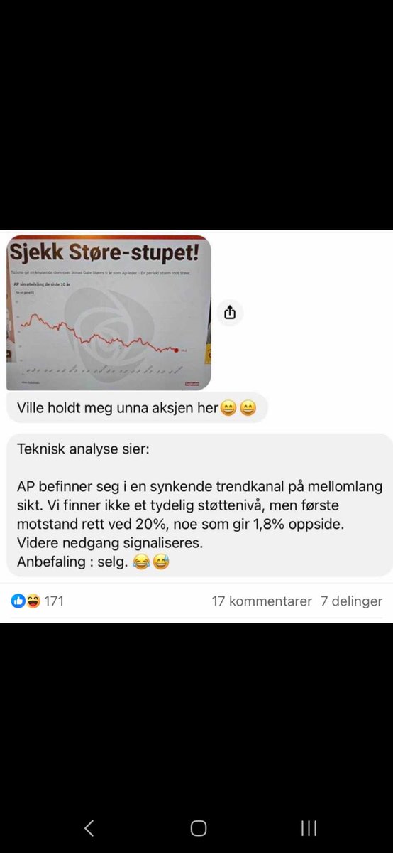 CashDividend's tweet photo. Er vanligvis ikke så skarp på teknisk analyse når det kommer til aksjer. Men denne ser selv jeg. #fintwit https://t.co/66CazhsuUA