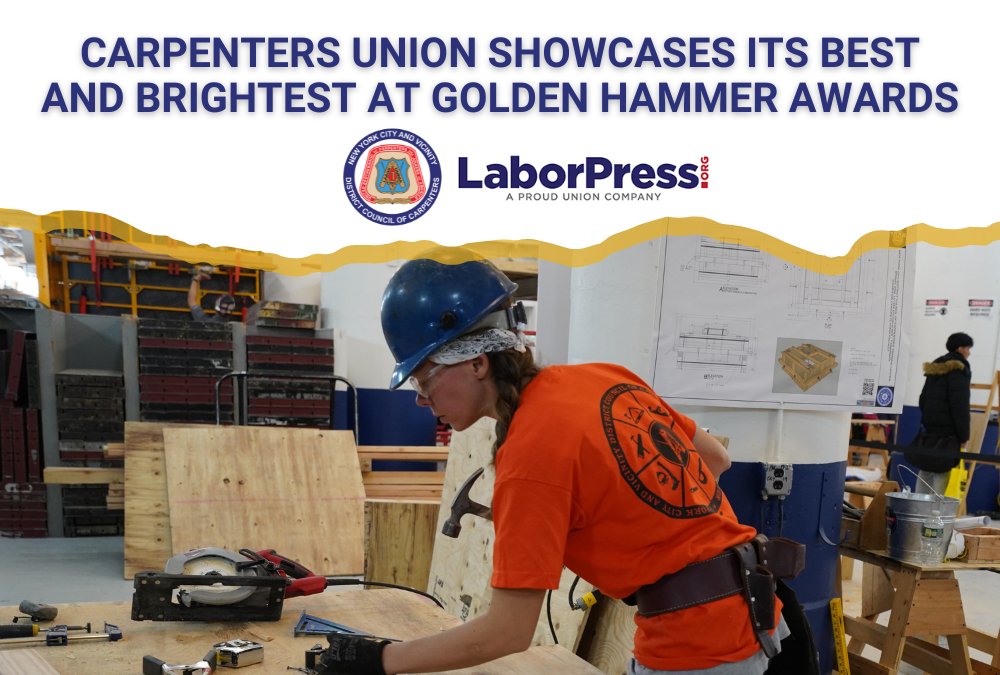 CarpentersNyc's tweet photo. ICYMI: Two weeks ago, the NYCDCC Training Center hosted our 53rd Graduating Apprentice Open House and the exciting Golden Hammer Contest!

Check out @LaborPressNY’s article for more information about the event:

https://t.co/6YxOgVAynq https://t.co/WyER1ms2qS