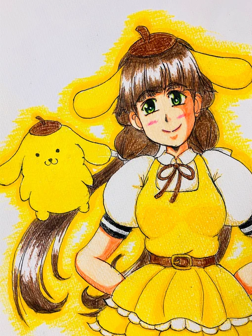 きな子ちゃん誕生日おめでとう!過去絵ですがサンリオコラボの時の衣装かわいかったんで再掲でお許しを#桜小路きな子生誕祭2024#桜小路きな子誕生祭2024 