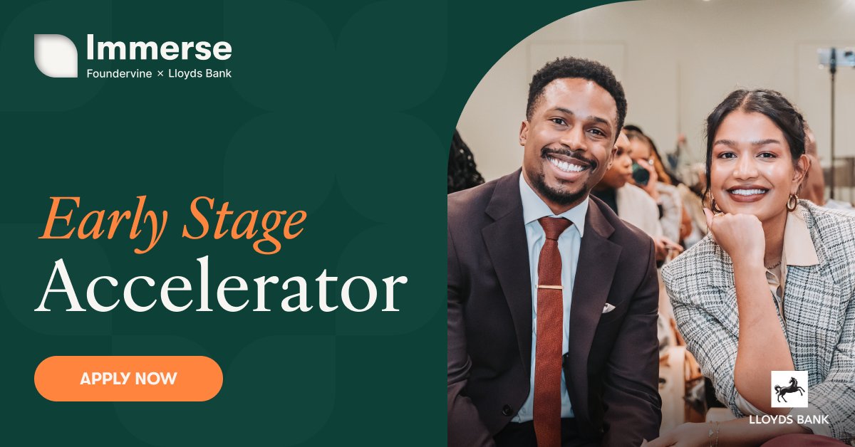 Applications for our Early Stage Accelerator are now open! This 8-week accelerator has been tailored to support you with the essential tools, expert guidance and valuable mentorship you need to develop your venture into a thriving business! Apply now: bit.ly/49tB5f1