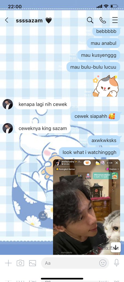 acarinadeww's tweet photo. eid &amp; cat

#ddeonseni one tweet au

; acarina deww https://t.co/O0Tz3pELa9