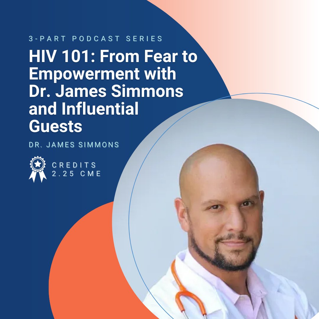 🎧 Just Released: Dive into a Three-Part Podcast Series featuring Dr. James Simmons, @AskTheNP, discussing the simplicity of primary care HIV treatment. Gain insights into your crucial role and the impact of communication on patients' HIV journeys. Listen: bit.ly/3Twa0Dg