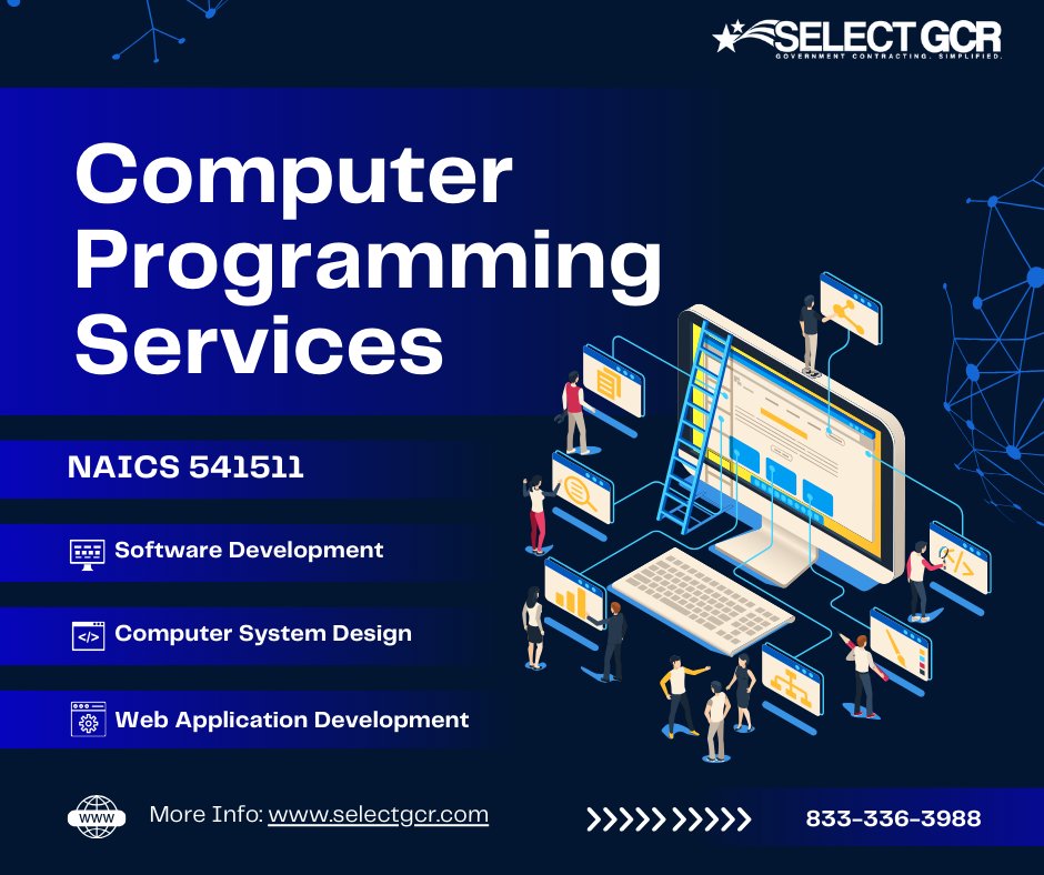 SelectGCR's tweet image. 🚀 Exciting news! There are open contracts waiting for computer programming services! 💻 If you're a talented programmer looking for new opportunities, reach out to us today.🌟 #ComputerProgramming #SelectGCR