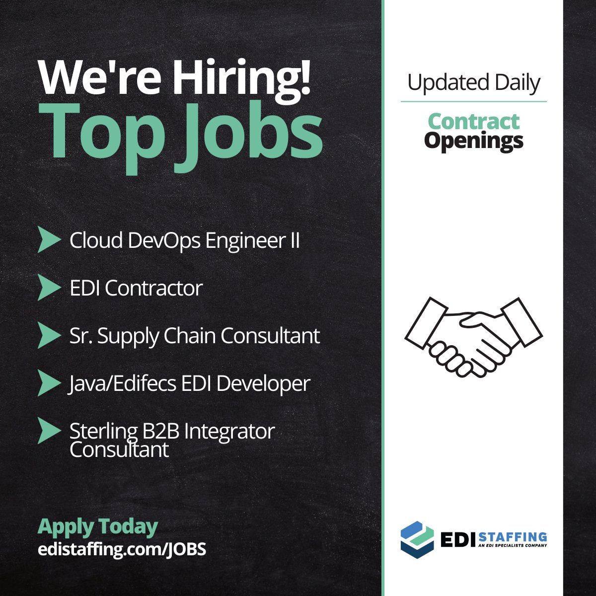 EDI_Staffing's tweet image. Happy Tuesday – Check out our newest contract openings!

Learn more &amp;amp; apply: hubs.li/Q02sgrlR0
#ContractWork #TopJobsTuesday