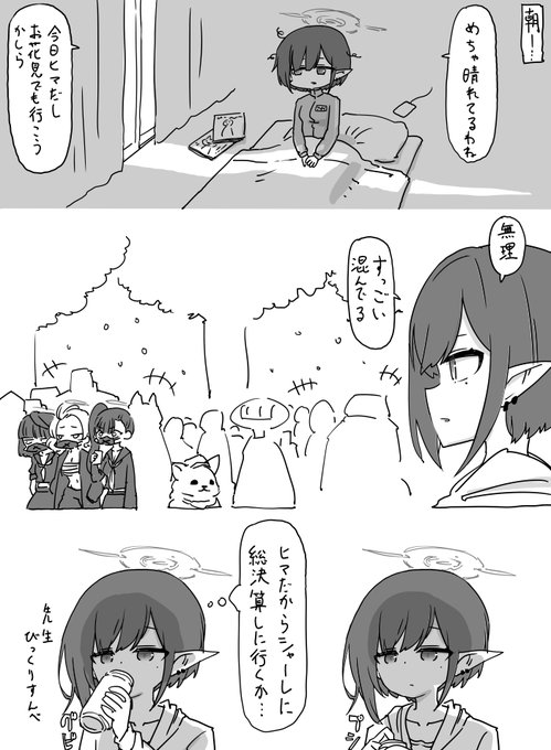 春に雑に総決算しに来るアオイちゃん… 