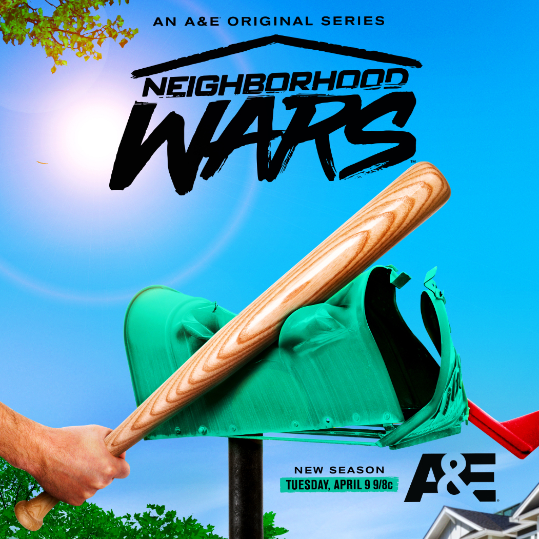 ‘Tis the season for new seasons! Neighborhood Wars season premiere airs Tuesday, April 9th at 9/8c on @AETV 🏘️