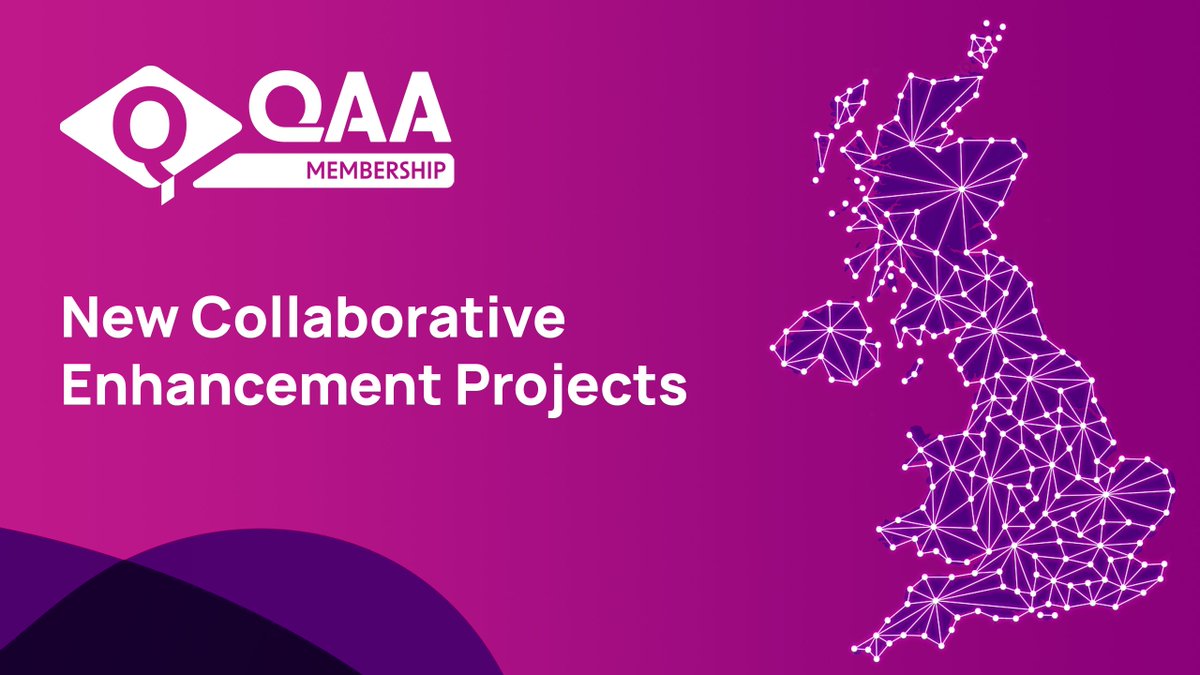 We have published resource pages for the 18 new Collaborative Enhancement Projects we are funding this year, which provide key information about each project. The projects this year involve 71 institutions! Find out more about them here 👇 qaa.ac.uk/news-events/ne…