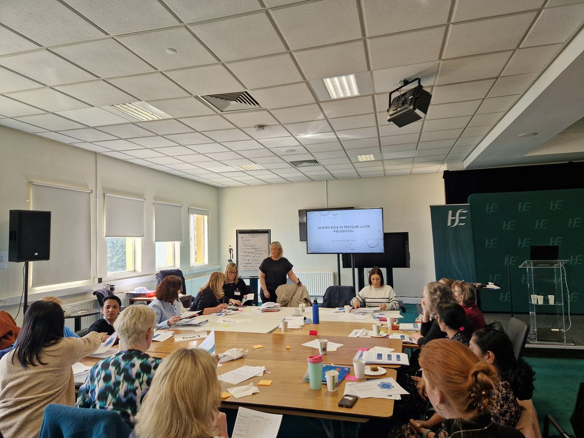 Great engagement today at Learning Day 1 of the @DMHospitalGroup Improvement Collaborative to reduce harm from falls and pressure ulcers across a number of participating hospitals. Collaborating today with @RoisinQPS & Alison Dwyer from @NationalQPS and Bríd Murray from @HSE_HR…