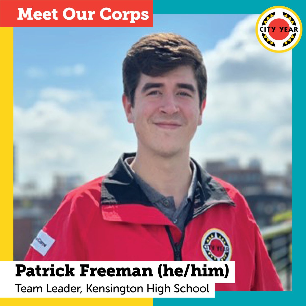 'Pat has been doing an excellent job from Day 1. I appreciate Pat for starting the team off on the right foot and continuously partnering with me to support them throughout the year!' -Olivia Baptiste, @kensingtonhs Impact Manager #WhyIServeCYP #ApplyNow cityyear.org/apply-now/