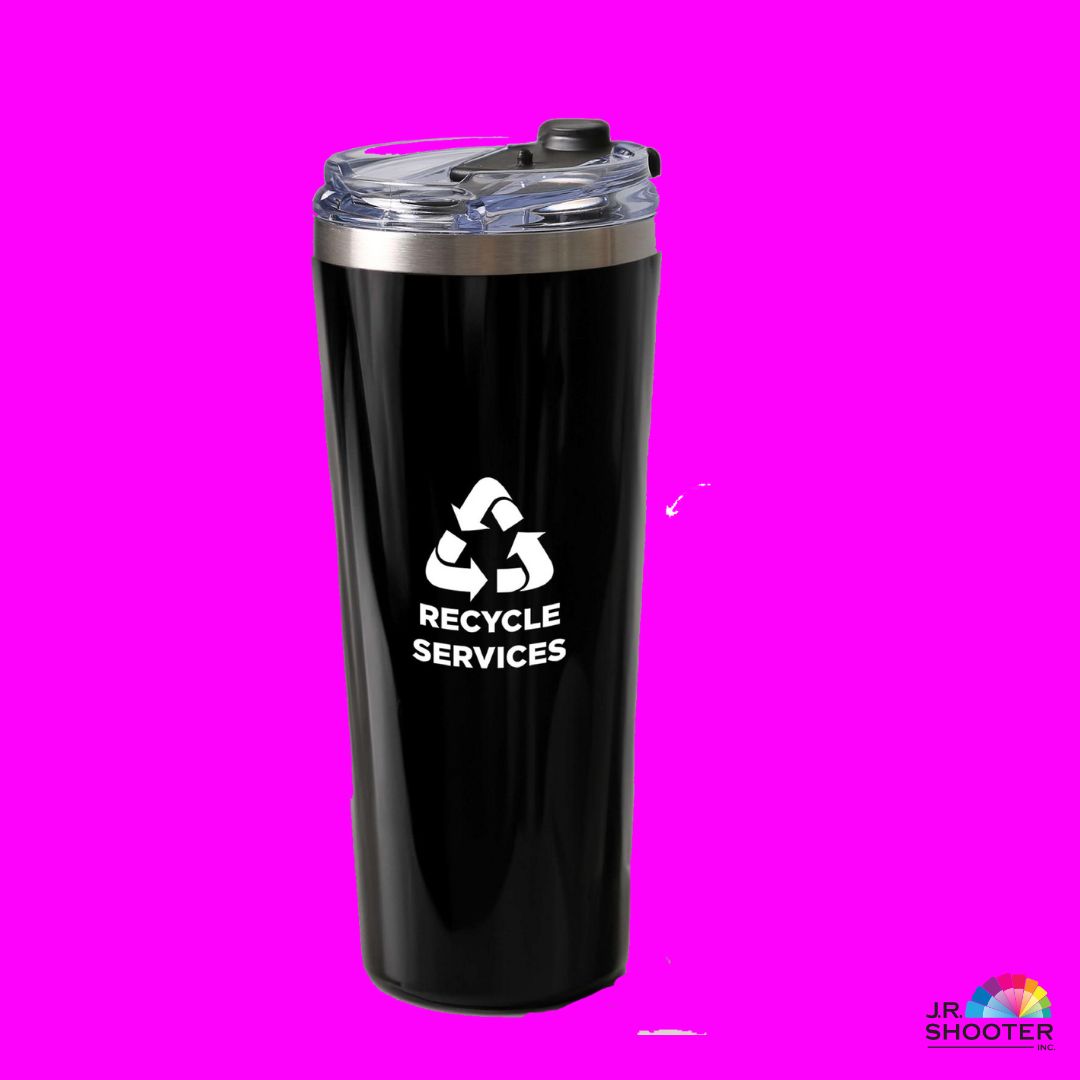 Sleek 91% recycled Stainless Steel tumbler Double-walled leak-proof & BPA-free with a glossy finish A perfect companion for staying hydrated #SustainableLiving #EcoFriendly
#print #promotionalproducts #graphicdesign #mugprintingcustom #advertiseyourbusiness #custombranding
#logos