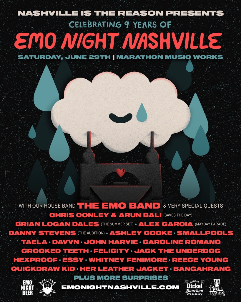 LINEUP DROP! From special guests joining The Emo Band to perform pop punk & emo hits, to surprise DJs - Emo Night Nashville on June 29th is gonna be a rager! Welcome our friends in the comments! Grab your tickets early! Here's the link ➔ bit.ly/43KtkA5