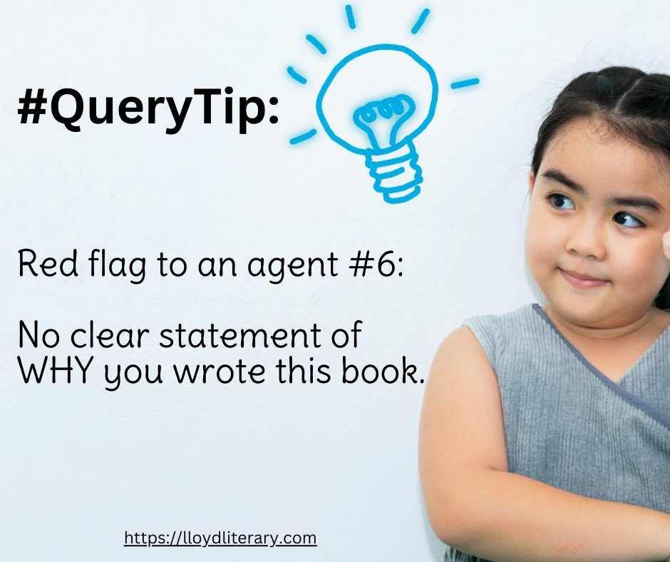 lloydliterary's tweet image. Need help finding your "Why"? 

lloydliterary.com/agent-query-vi…

#querytip #queryletter #literaryagents #agentquery
